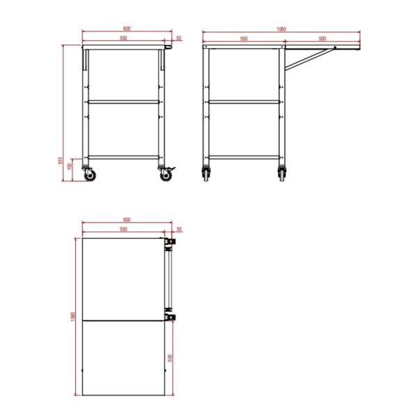 Carrello-dimensioni